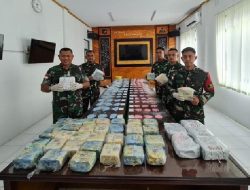 TNI AD Berhasil Gagalkan Penyelundupan 35kg Sabu dari Malaysia ke RI