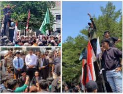 Aliansi Mahasiswa Untuk Reformasi (AMR) Gerudug Gedung DPRD Pandeglang