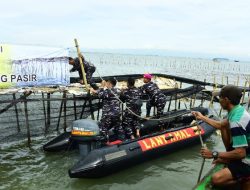 TNI AL bersama Masyarakat Pesisir Bongkar Pagar Laut Sepanjang 30 KM di Tangerang
