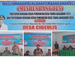 Musrenbangdes: Transparansi Pembangunan Dukung Kolaborasi Warga bersama Stakeholder Desa Cigeulis