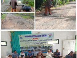 Pembangunan Jalan Poros Desa Wanasalam Dipertanyakan, Baru Disertifikasi (MDST) Sudah Harus Diperbaiki