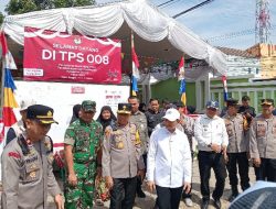 Wagub Banten bersama Wakapolda dan Ketua Bawaslu Pantau Lokasi PSU di Kabupaten Serang