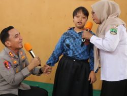 Kapolres Lebak Kunjungi SKH Negeri 02 Lebak, Berikan Motivasi bagi Anak Berkebutuhan Khusus
