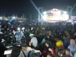 Puncak Pesta Rakyat HUT RI ke-80 di Kecamatan Cikeusik Kabupaten Pandeglang Tetap Meriah Meski Diguyur Hujan