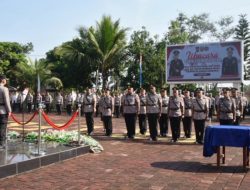 Sertijab Kasat Lantas, Kasat Intelkam, Kasat Binmas, Kasat Tahti dan Kapolsek Jajaran di Pimpin Langsung Kapolres Lebak