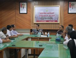 Silaturahmi dengan SMSI, Sekda Aceh Dorong Media Dukung Visi Mualem–Dek Fadh