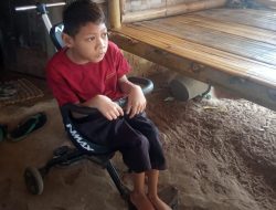 Anak Usia 10 Tahun Penderita Disabilitas di Desa Muara Harapkan Bantuan dari Pemerintah