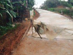 Dituding Minim Pengawasan, Proyek Rehabilitasi Ruas Jalan Cikatomas – Tegal Lumbu Diminta Segera di Periksa