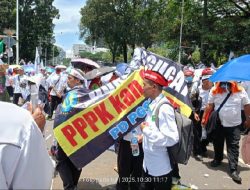 Puluhan Ribu Guru Madrasah Swasta Gelar Aksi di Jakarta, Tuntut Pengangkatan P3K dan Pembayaran TPG