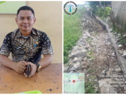 Kades Karang Anyar Geram: “Membangun Bukan Berarti Merusak