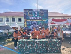 Kepala SMPN 4 Sajra Ajak Siswa Mengikuti Outing Class. di HUT Yonif 318/Adhirajasa Yudha Ke-3 Tahun 2025