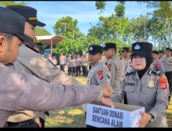 Kapolres Serang AKBP Condro Sasongko ide spontan untuk menggalang dana peduli Bencana alam