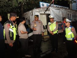 Kapolresta Tangerang Pimpin Pemantauan Truk Muatan Tanah, Cegah Melintas Sebelum Jam Operasional.