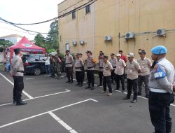 Polresta Tangerang Gelar Apel Pasukan Pengamanan Malam Natal 2025 di Panongan