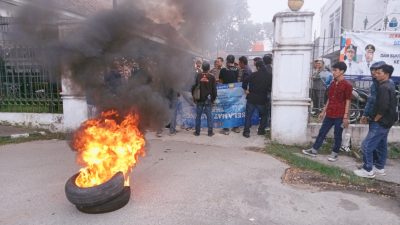 KOLASE, IMC dan Gerakan 9 Unjuk Rasa di Depan Kantor Satpol PP dan Bupati Lebak Tuntut Penutupan dan Pembongkaran Batching Plant PT. BBS