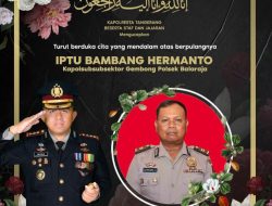Kapolresta Tangerang Sampaikan Duka Cita Atas Wafatnya IPTU Bambang Hermanto