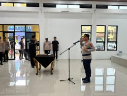 Kapolres Serang AKBP Andri Kurniawan menegaskan kepada para pejabat Baru dilingkungan Polres Serang