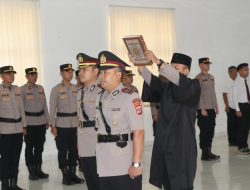 Kapolres Lebak Pimpin Upacara Serah Terima Jabatan Kapolsek Maja