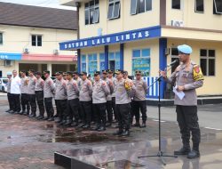 Kabid Propam Polda Banten Kombes Pol Murwoto Pimpin Apel Siang di Polres Lebak: Wujudkan Disiplin dan Profesionalisme Anggota Polri