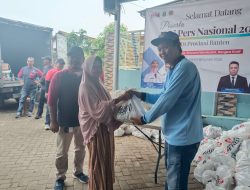 Bansos HPN 2026, PWI Pusat dan Arta Graha Peduli Salurkan 1.000 Paket Sembako di Waringinkurung