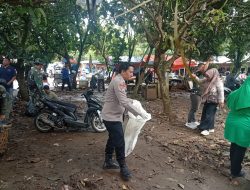 Wujudkan Sinergitas Kapolsek Warunggunung dan Anggota Berserta Muspika dan TNI Lakukan Kegiatan Karya Bakti Prima Menindak Lanjuti Arahan Presiden RI