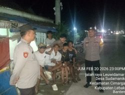 Patroli Dialogis Polsek Cimarga Polres Lebak Hampiri Warga Sudamanik