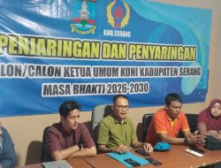 Hanya Satu Pendaftar, Penjaringan Bakal Calon Ketua KONI Kabupaten Serang Resmi Ditutup