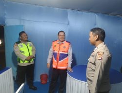 Pantau Arus Lalulintas Mudik Lebaran Bersama Polres Cilegon dan Ditjen Hubdat Di Pos Pantau Ops Ketupat