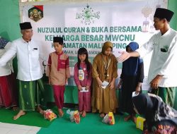 MWCNU Malingping Gelar Nuzulul Qur’an, Bukber, Santunan Anak Yatim dan Berbagi Takjil