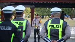 Polres Pandeglang Gelar Apel Pengamanan Malam Takbir, Pastikan Situasi Aman dan Kondusif