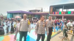 Polres serang Berikan Pengamanan dan Himbauan Pada Wisatawan Kolam Renang Binuang Waterpark