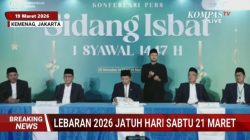Sidang Isbat: 1 Syawal 1447 H Jatuh pada Sabtu, 21 Maret 2026