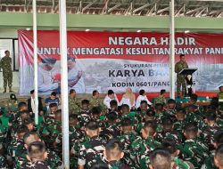 Wakapolres Pandeglang Hadiri Syukuran Pembukaan Karya Bhakti Skala Besar/TMMD di Cimanggu