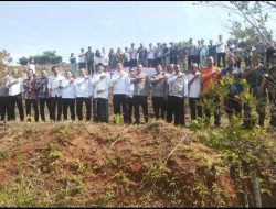 Kapolres Lebak Bersama Warga Laksanakan Penanaman Seribu Pohon di Curugbitung