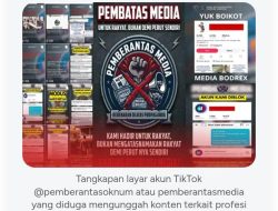 Konten Tiktok Menyasar Wartawan Disorot, Dinilai Cenderung Menghakimi.