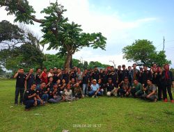 Silaturahmi dan Konsolidasi, LSM Harimau DPC Lebak Gelar Halal Bihalal di Pantai Bagedur