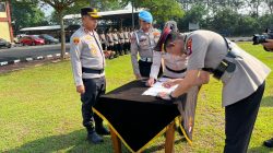 Kapolres Serang AKBP Andri Kurniawan. Turut hadir Pejabat Utama Polres Serang