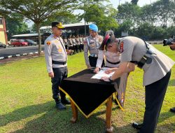 Kapolres Serang AKBP Andri Kurniawan. Turut hadir Pejabat Utama Polres Serang
