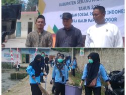 Dinas Sosial Kabupaten Serang Melaksanakan Kegiatan Gotong Royong di Yayasan Bani Syifa