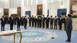 Presiden Prabowo Lantik Pejabat Menteri dan Setingkat Menteri dalam Reshuffle Kabinet