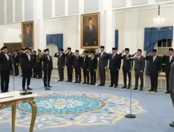 Presiden Prabowo Lantik Pejabat Menteri dan Setingkat Menteri dalam Reshuffle Kabinet