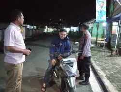 Cegah Gangguan Kamtibmas Polsek Bojongmanik Polres Lebak Laksanakan Patroli Malam