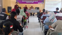 Sosialisasi Pendaftaran Kemasyarakatan  Badan Kesatuan Bangsa Dan Politik Kabupaten Lebak