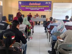 Sosialisasi Pendaftaran Kemasyarakatan  Badan Kesatuan Bangsa Dan Politik Kabupaten Lebak