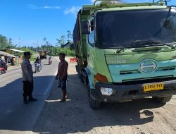 POLRES SERANG INTENSIFKAN RAZIA KENDARAAN SUMBU 3 (ODOL) DI WILAYAH HUKUM POLRES SERANG