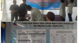 Pilkades PAW Desa Parungsari Kecamatan Sajira Berjalan Aman dan Lancar
