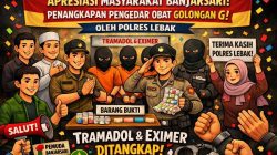Apresiasi Masyarakat Banjarsari atas Penangkapan Pengedar Obat Golongan G oleh Polres Lebak