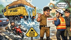 Pengangkutan Pasir Basah Dinilai Abaikan Keselamatan Jalan Raya, Pemerintah Kecamatan Banjarsari Tegur PT KSI