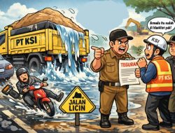 Pengangkutan Pasir Basah Dinilai Abaikan Keselamatan Jalan Raya, Pemerintah Kecamatan Banjarsari Tegur PT KSI