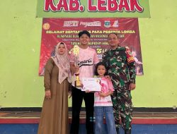 Anggota Koramil 0304/Sajira Apresiasi Dewan Guru SMAN 3 Rangkasbitung Jadikan Anaknya Juara 1 O2SN Pencak Silat Tingkat Kabupaten